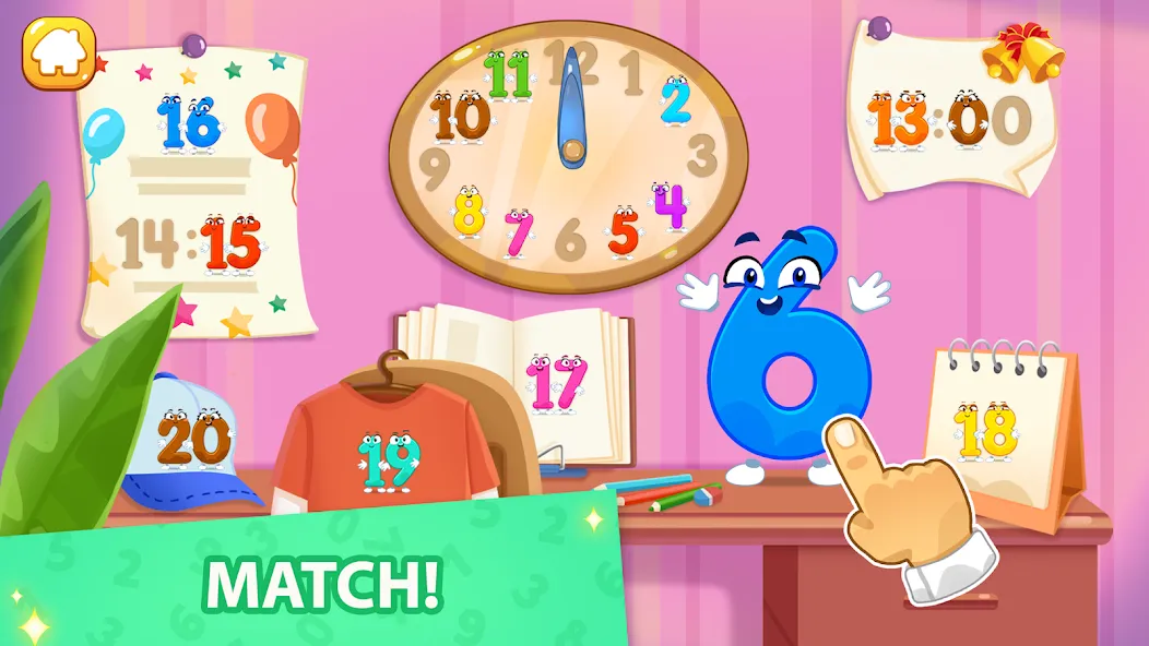 Numbers for kid Learn to count [МОД: Деньги, Монеты и Меню MOD] Screenshot 3