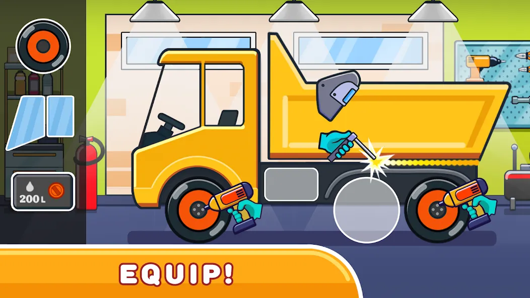 Car & Games for kids building [МОД: Меню, Бесконечные монеты и Открытые уровни] Screenshot 1