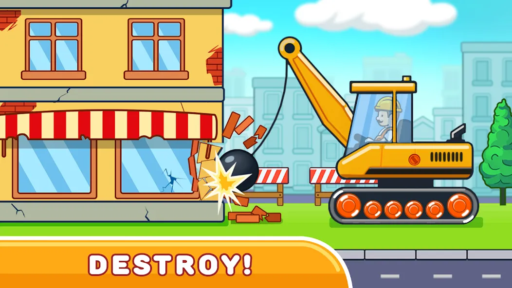 Car & Games for kids building [МОД: Меню, Бесконечные монеты и Открытые уровни] Screenshot 3