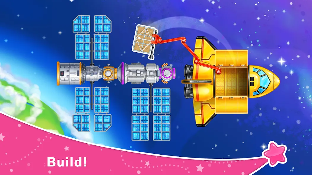 Rocket 4 space games Spaceship [МОД: Много монет, Открытые уровни и Мега MOD] Screenshot 3