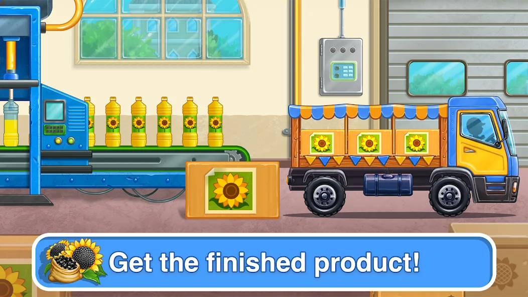 Tractor, car: kids farm games [МОД: Все открыто, Дополнительные деньги и Меню MOD] Screenshot 4