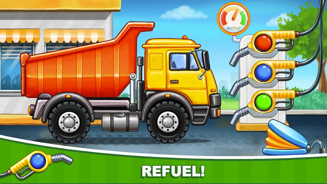 Car games Bulldozer for kids 5 [МОД: Меню, Бесконечные монеты и Открытые уровни] Screenshot 2