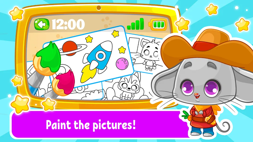 Babyphone & tablet: baby games [МОД: Меню, Бесконечные монеты и Открытые уровни] Screenshot 3