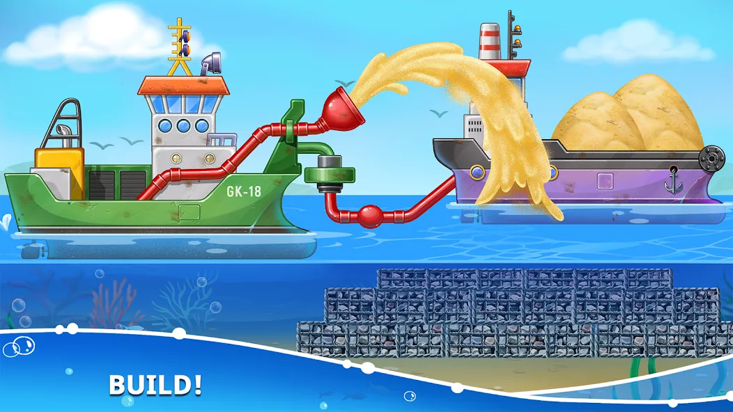Island building! Build a house [МОД: Деньги, Монеты и Меню MOD] Screenshot 4