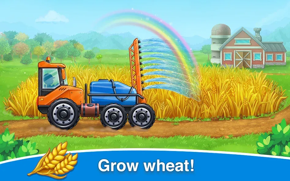 Farm land & Harvest Kids Games [МОД: Много монет, Открытые уровни и Мега MOD] Screenshot 3