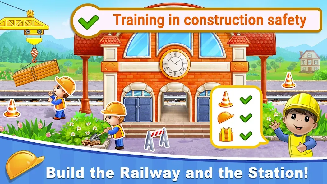 Train Games for Kids: station [MOD: Все открыто] - Скриншот 3