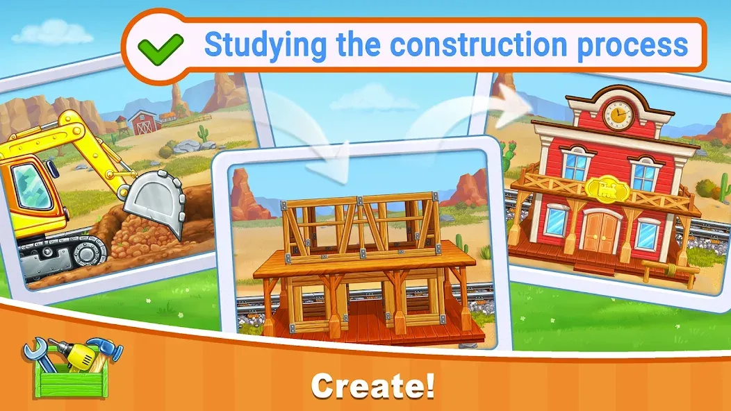 Train Games for Kids: station [MOD: Все открыто] - Скриншот 4