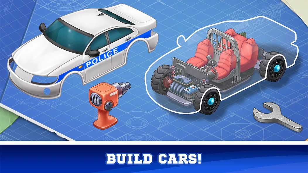 Kids Cars Games build a truck [МОД: Бесконечные деньги, Монеты и Мега MOD] Screenshot 2