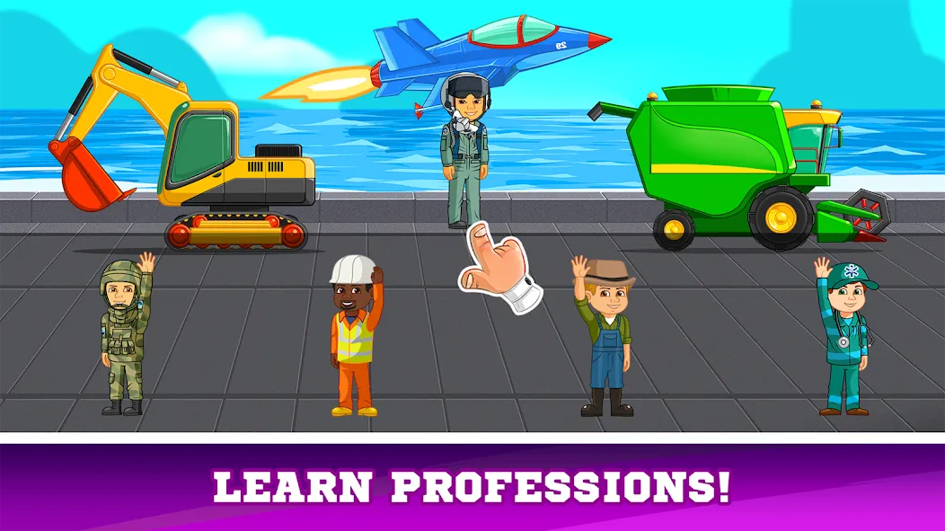 Kids Cars Games build a truck [МОД: Бесконечные деньги, Монеты и Мега MOD] Screenshot 5