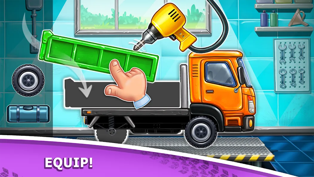 Truck games - build a house [МОД: Деньги, Монеты и Меню MOD] Screenshot 1