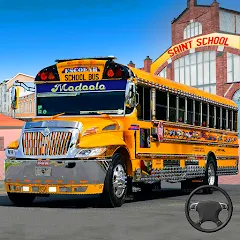Скачать School Bus Transport Simulator (Школьный Автобусный Транспортный Симулятор) [МОД: Много денег, Монет и Все открыто] | Взлом School Bus Transport Simulator на Андроид