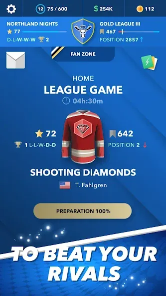 World Hockey Manager 24 (Ворлд Хоккей Менеджер 2023) [МОД: Меню, Бесконечные монеты и Открытые уровни] Screenshot 2