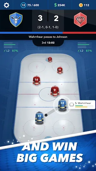 World Hockey Manager 24 (Ворлд Хоккей Менеджер 2023) [МОД: Меню, Бесконечные монеты и Открытые уровни] Screenshot 3