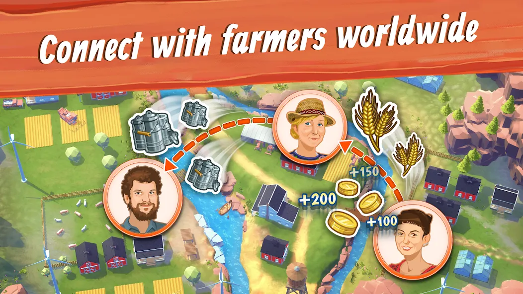 Big Farm: Mobile Harvest (Биг Фарм) [МОД: Много монет, Открытые уровни и Мега MOD] Screenshot 5