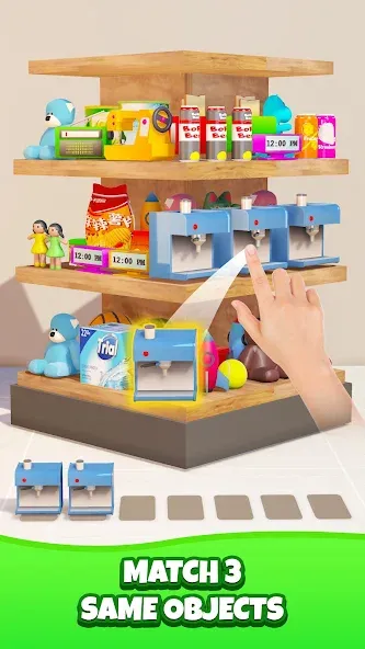 Match Triple Goods 3D (Гудс Мастер) [МОД: Все открыто, Дополнительные деньги и Меню MOD] Screenshot 3