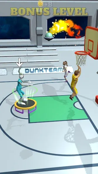Dunk Team (Данк Тим) [МОД: Много денег, Монет и Все открыто] Screenshot 3