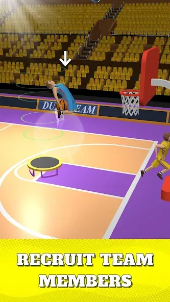 Dunk Team (Данк Тим) [МОД: Много денег, Монет и Все открыто] Screenshot 4