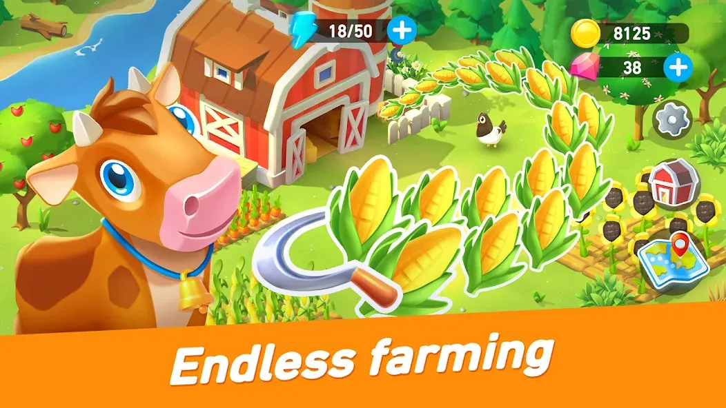 Goodville: Farm Game Adventure (Гудвилль) [МОД: Много денег, Монет и Все открыто] Screenshot 4