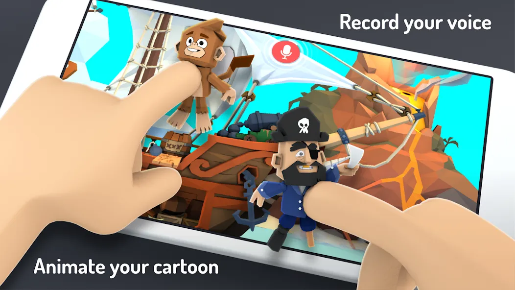 Toontastic 3D (Тунтастик 3D) [МОД: Все открыто, Дополнительные деньги и Меню MOD] Screenshot 1