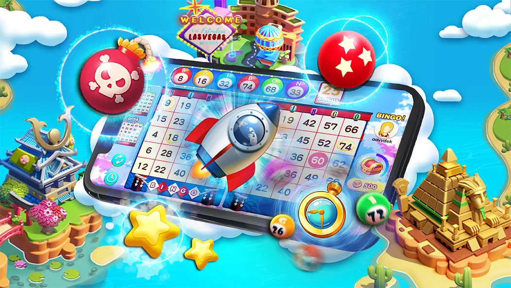 Bingo Lucky: Play Bingo Games (Бинго Лаки) [МОД: Много денег, Монет и Все открыто] Screenshot 3