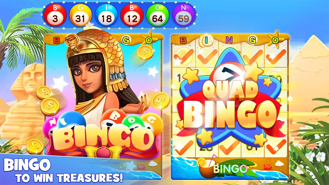 Bingo Lucky: Play Bingo Games (Бинго Лаки) [МОД: Много денег, Монет и Все открыто] Screenshot 5
