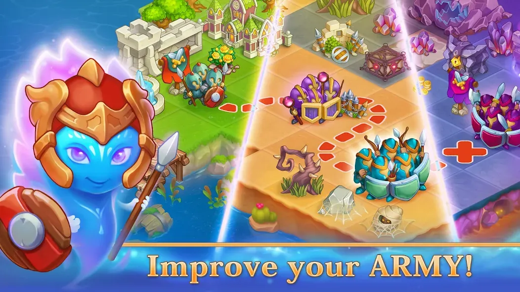 Army Merger: Merge Puzzle Game (Арми Мерджер) [МОД: Все открыто, Дополнительные деньги и Меню MOD] Screenshot 1