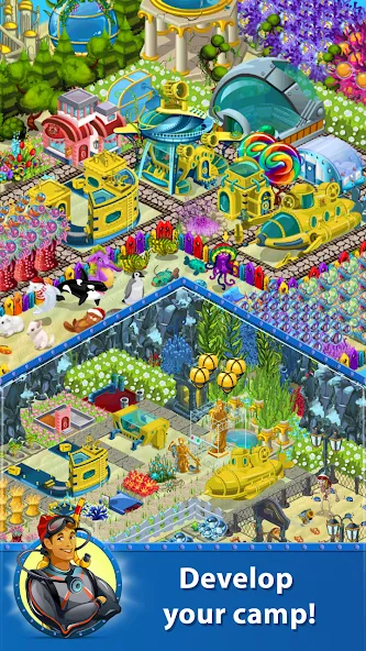 Treasure Diving [МОД: Бесконечные деньги, Монеты и Мега MOD] Screenshot 5