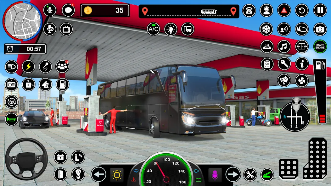 Bus Simulator - Driving Games [МОД: Деньги, Монеты и Меню MOD] Screenshot 5
