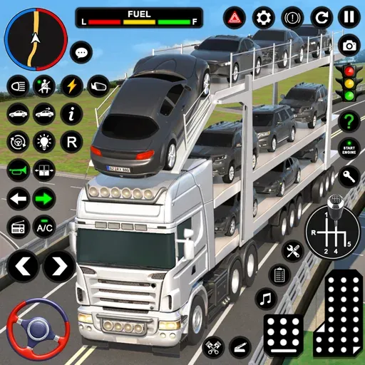 Car Transport - Truck Games 3D [МОД: Бесконечные деньги, Монеты и Мега MOD] Screenshot 1