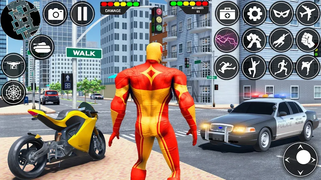 Rope Hero: Speed Hero Games (Роуп Хиро) [МОД: Деньги, Монеты и Меню MOD] Screenshot 3