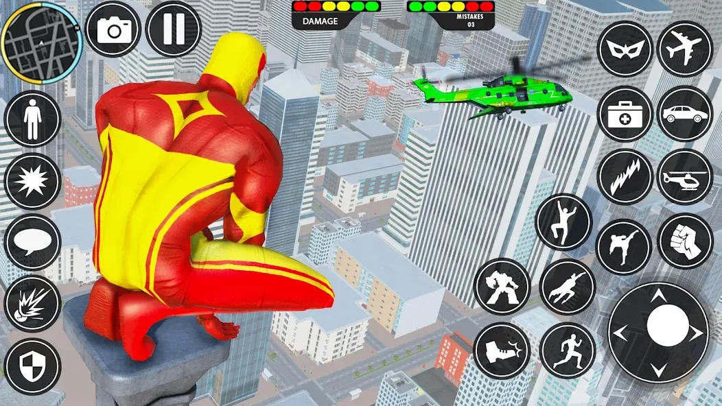 Rope Hero: Speed Hero Games (Роуп Хиро) [МОД: Деньги, Монеты и Меню MOD] Screenshot 5