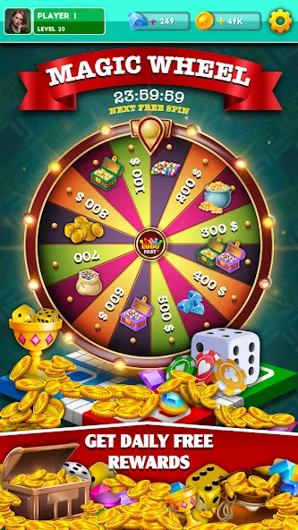 Multiplayer Dice Ludo Games (Мультиплеер Дайс Лудо Игры) [МОД: Деньги, Монеты и Меню MOD] Screenshot 5