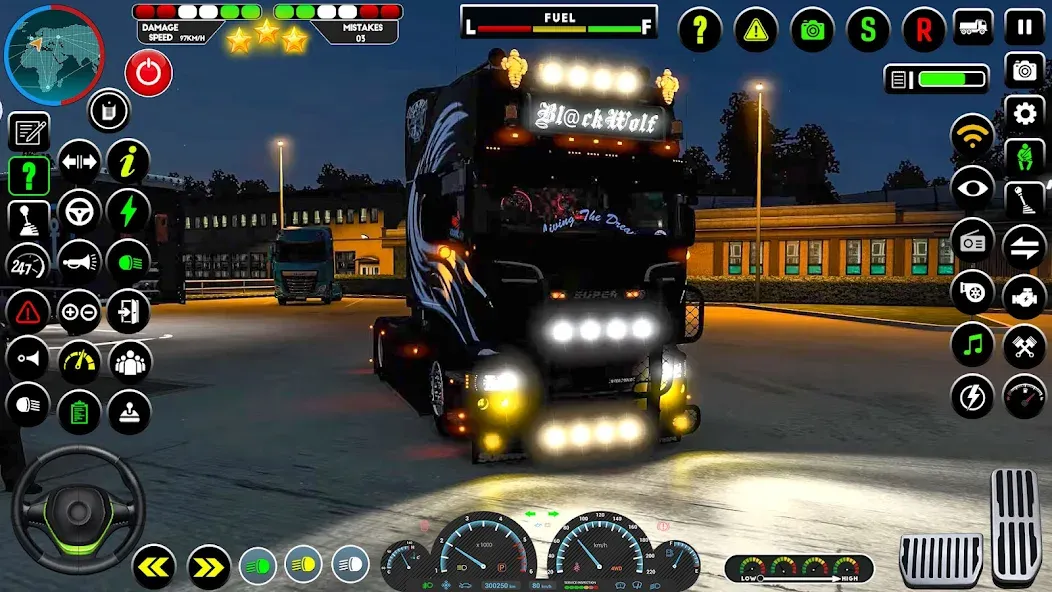 Truck Driving Euro Truck Game [МОД: Много денег, Монет и Все открыто] Screenshot 1