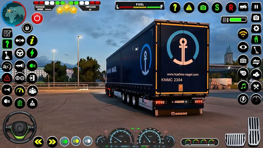 Truck Driving Euro Truck Game [МОД: Много денег, Монет и Все открыто] Screenshot 3