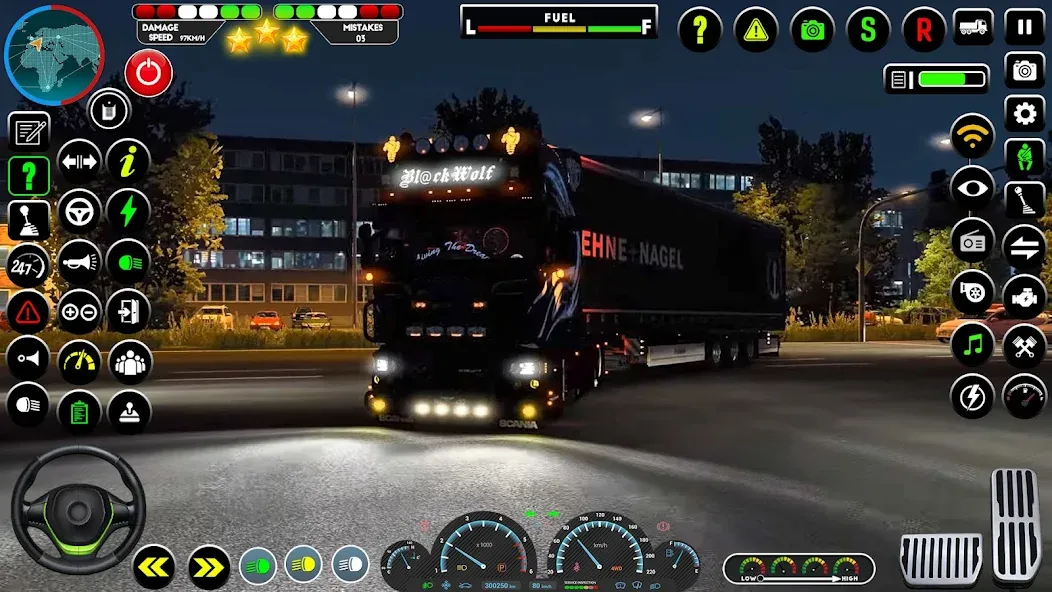 Truck Driving Euro Truck Game [МОД: Много денег, Монет и Все открыто] Screenshot 5