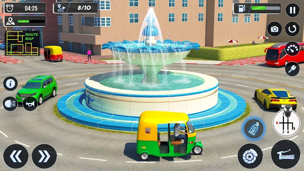 Tuk Tuk Auto Driving Games 3D [МОД: Много монет, Открытые уровни и Мега MOD] Screenshot 5