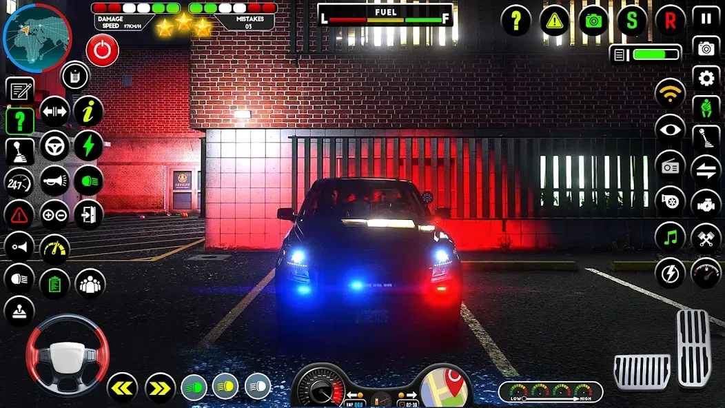 NYPD Police Car Parking Game [МОД: Все открыто, Дополнительные деньги и Меню MOD] Screenshot 2