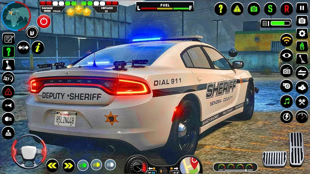 NYPD Police Car Parking Game [МОД: Все открыто, Дополнительные деньги и Меню MOD] Screenshot 3