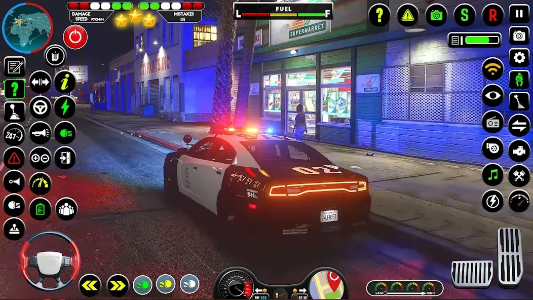NYPD Police Car Parking Game [МОД: Все открыто, Дополнительные деньги и Меню MOD] Screenshot 4