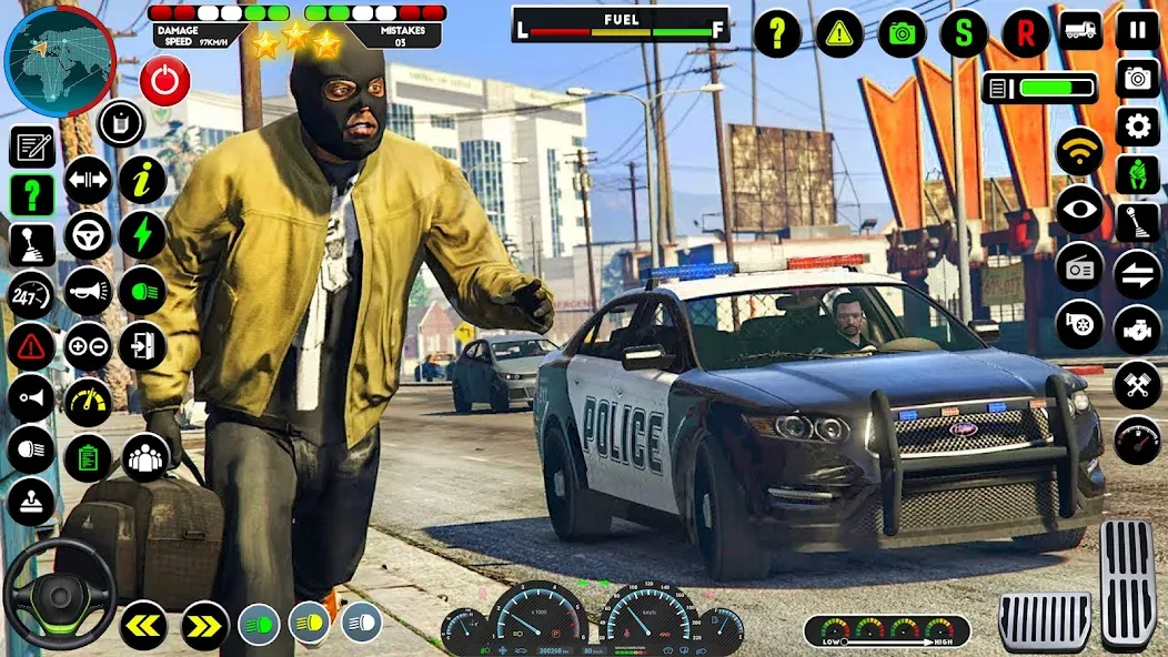NYPD Police Car Parking Game [МОД: Все открыто, Дополнительные деньги и Меню MOD] Screenshot 5