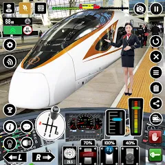 Скачать Railway Train Simulator Games [МОД: Много монет, Открытые уровни и Мега MOD] | Взлом Railway Train Simulator Games на Андроид