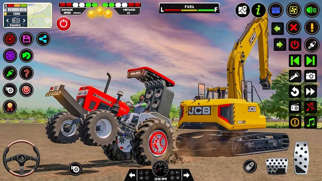 Tractor Driving - Tractor Game [МОД: Меню, Бесконечные монеты и Открытые уровни] Screenshot 2