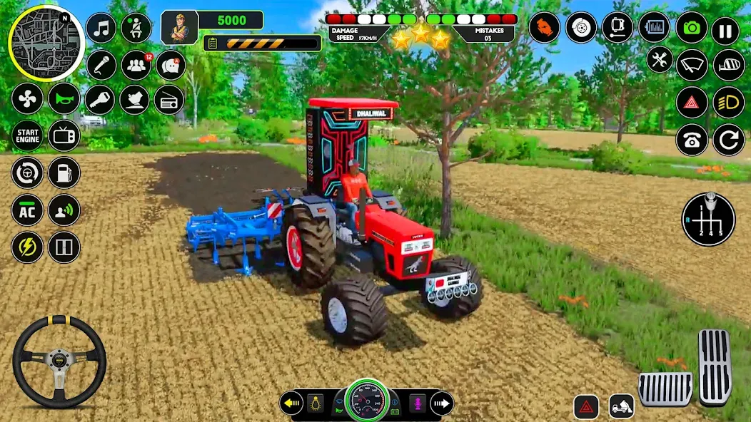 Tractor Driving - Tractor Game [МОД: Меню, Бесконечные монеты и Открытые уровни] Screenshot 5