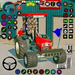 Скачать Tractor Driving - Tractor Game [МОД: Меню, Бесконечные монеты и Открытые уровни] | Взлом Tractor Driving - Tractor Game на Андроид