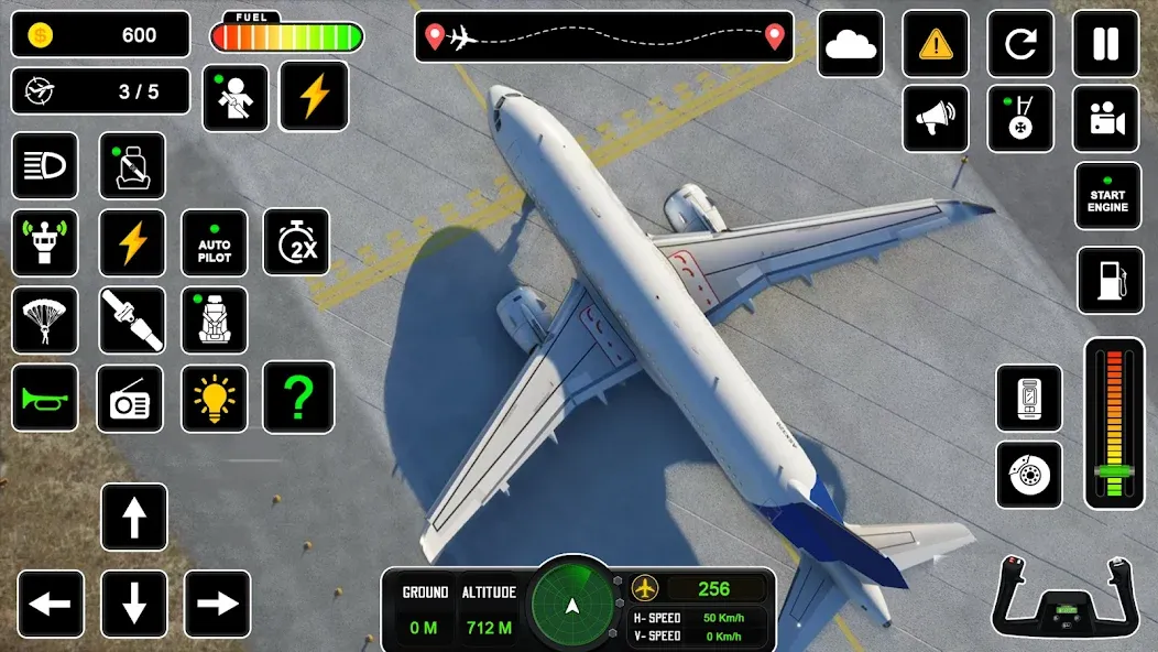 Pilot Simulator: Airplane Game [МОД: Бесконечные деньги, Монеты и Мега MOD] Screenshot 4
