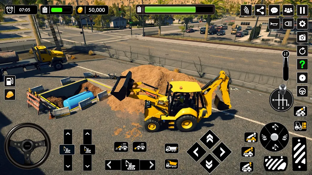 Snow Offroad Construction Game [МОД: Деньги, Монеты и Меню MOD] Screenshot 3