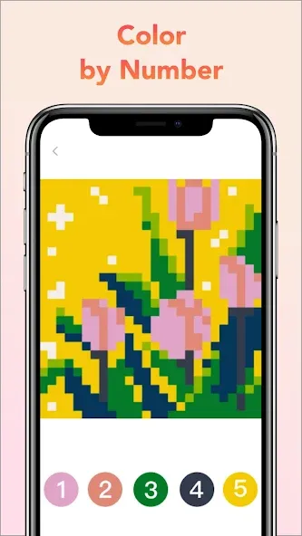 Pixel Art Book-Color By Number (Пиксельное искусство) [МОД: Много денег, Монет и Все открыто] Screenshot 2