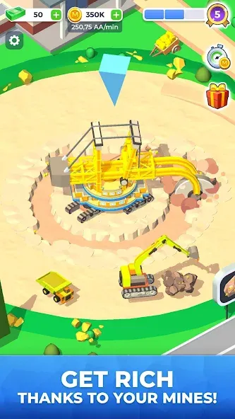 Mining Inc. [МОД: Много денег, Монет и Все открыто] Screenshot 1