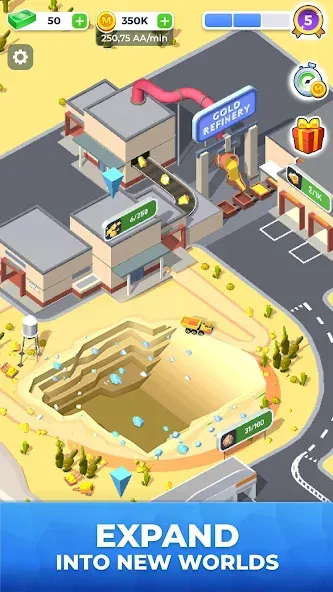 Mining Inc. [МОД: Много денег, Монет и Все открыто] Screenshot 3