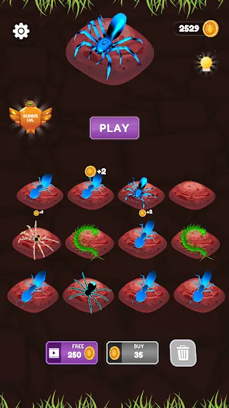Insect Domination (Инсектдоминация) [МОД: Много монет, Открытые уровни и Мега MOD] Screenshot 2